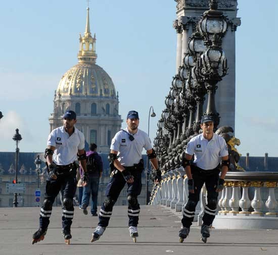 Dissolution de la Brigade roller de Paris